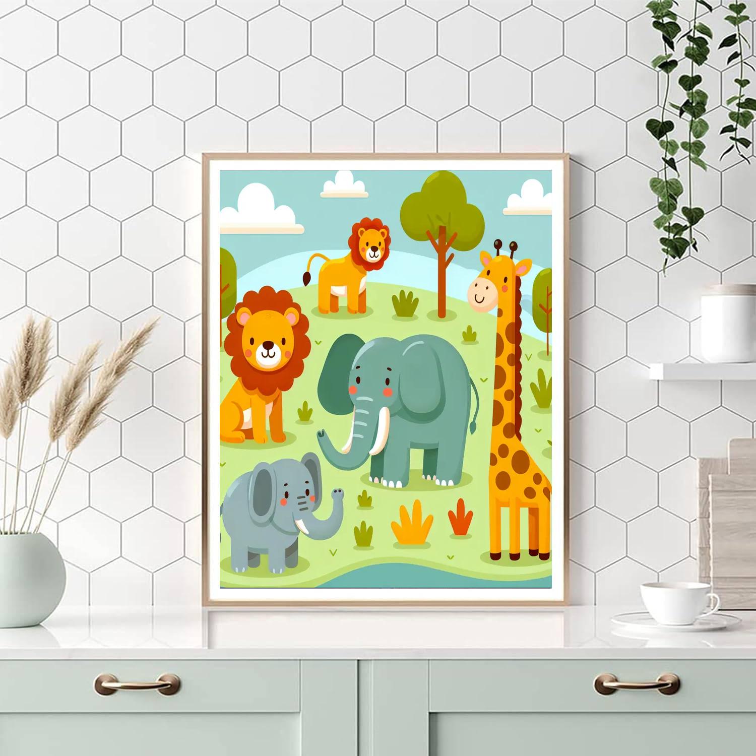 Zoo Day Adventure Paint By Color