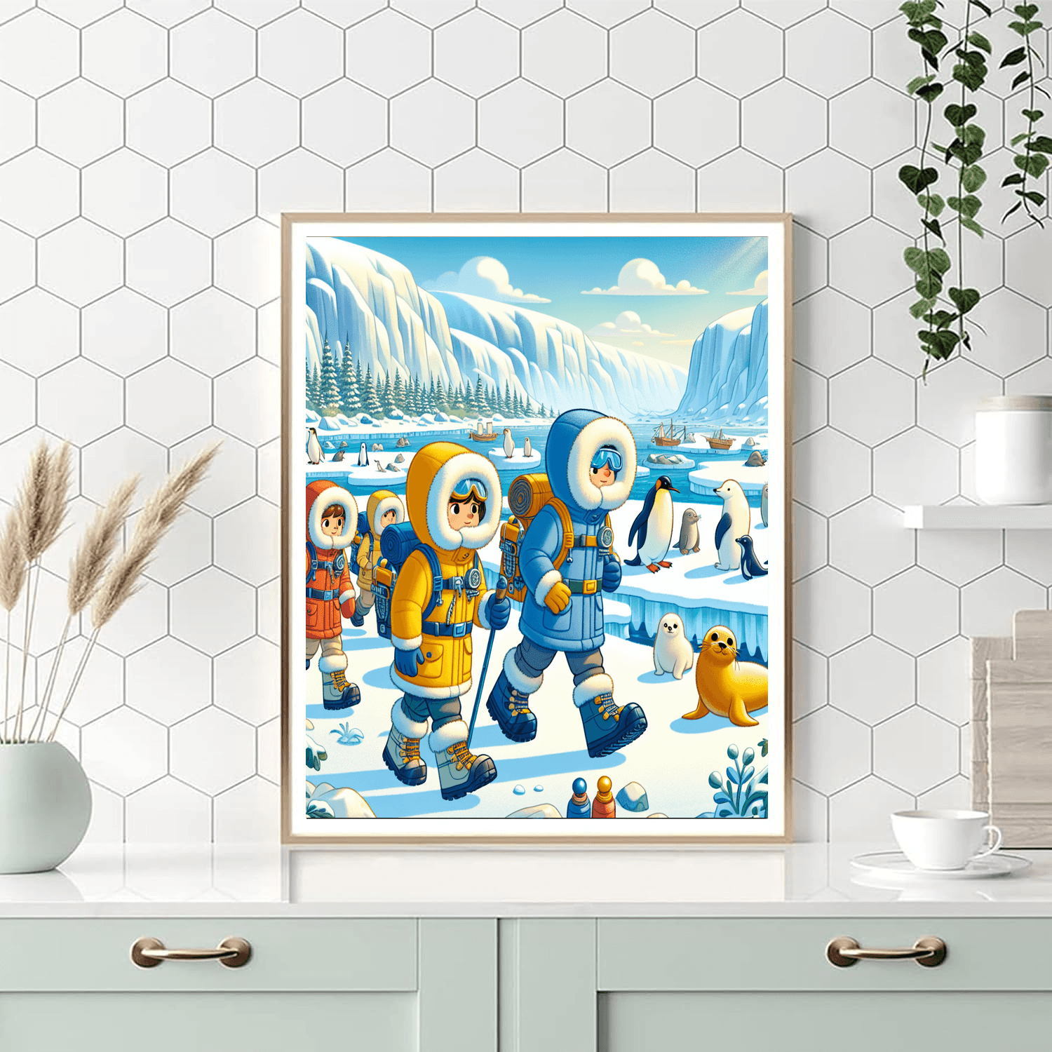 Frosty Polar Expedition Paint By Color
