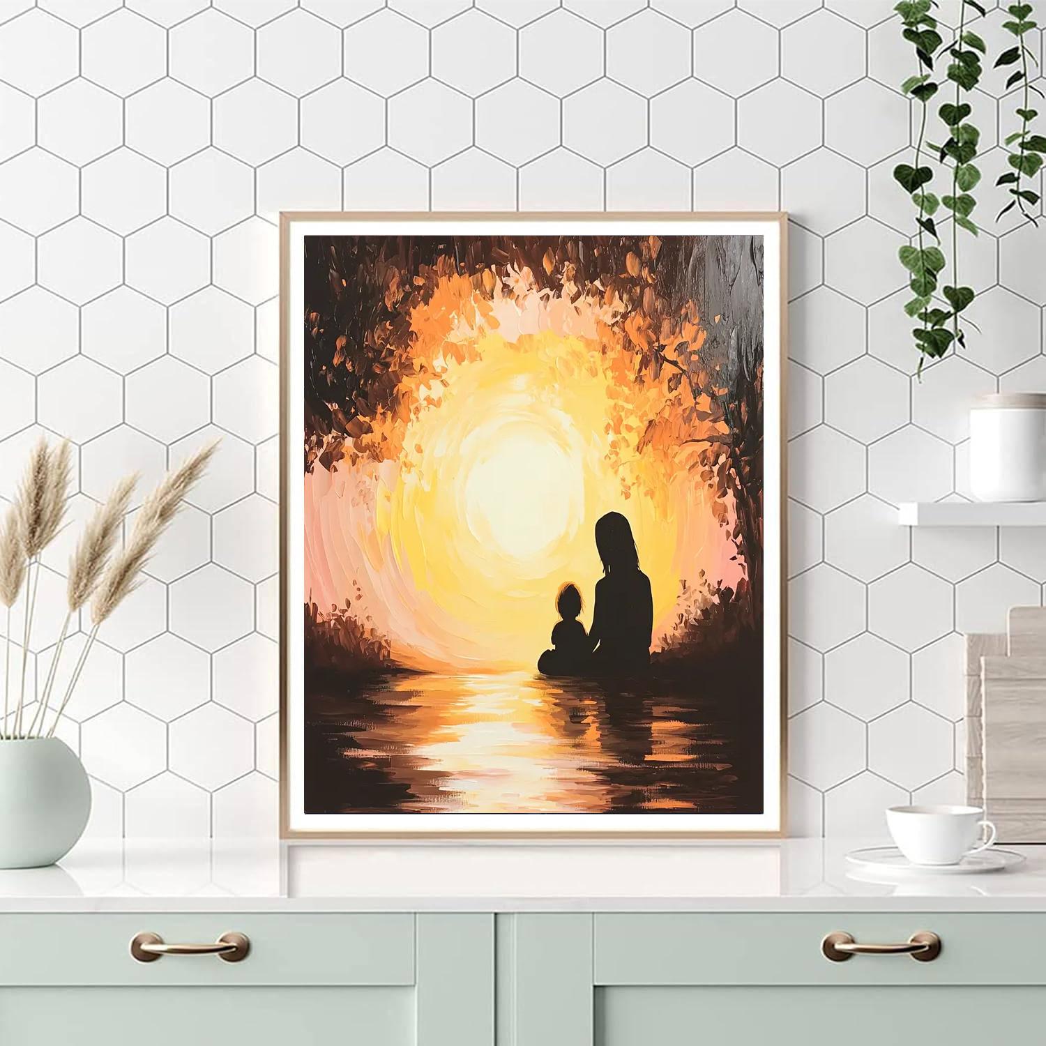 Soft Light Of Dawn Number Painting