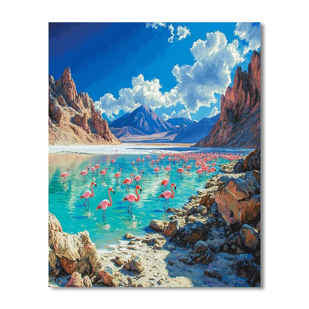 Salar De Tara - Chile Paint By Number