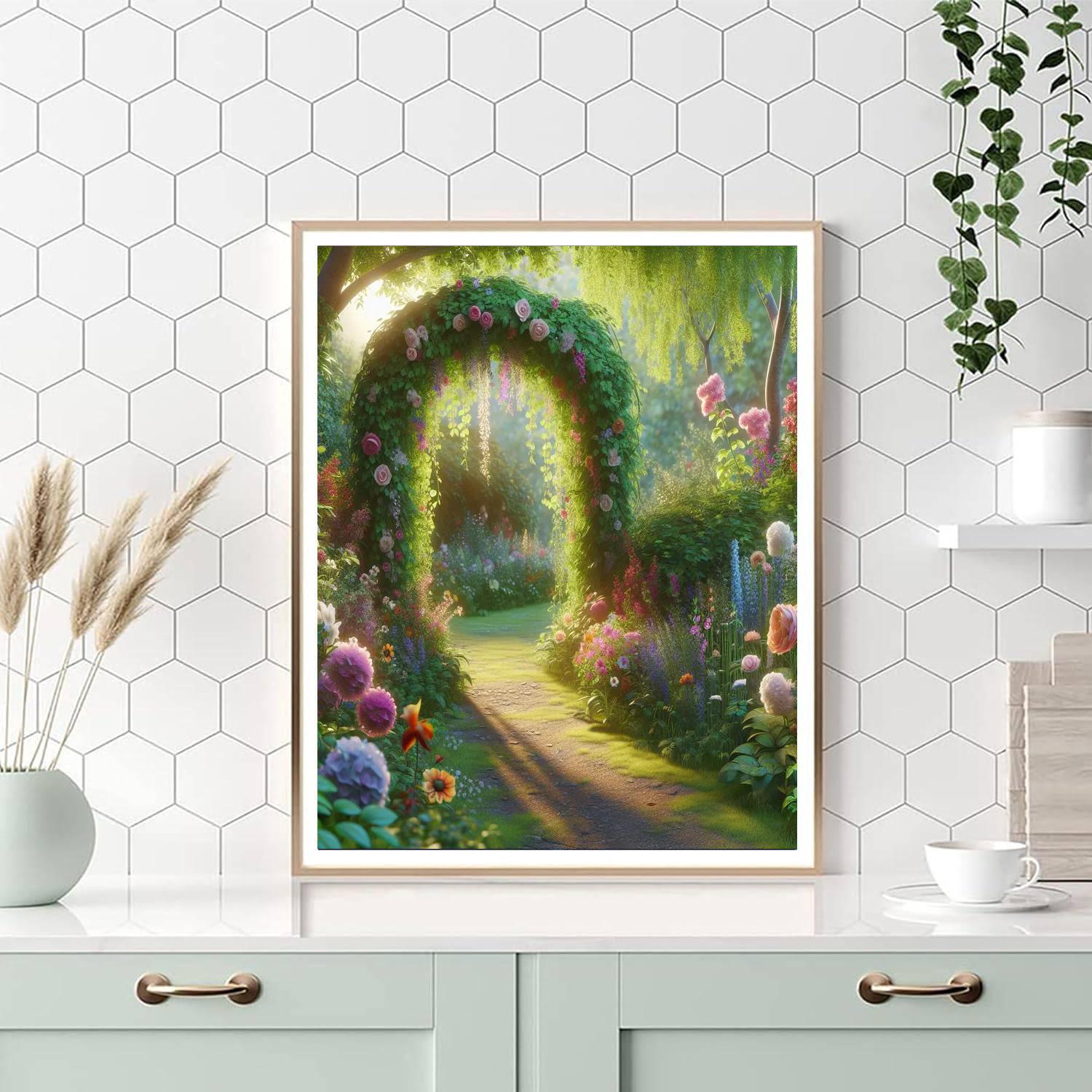 Mystical Garden Archway Numbered Painting Kits