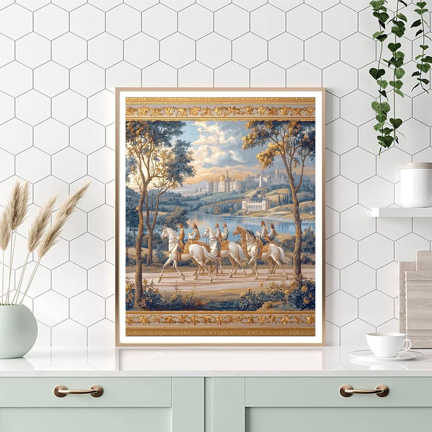 Jean-Auguste-Dominique Ingres Inspired History's Echoes  Paint By Numbers Kits