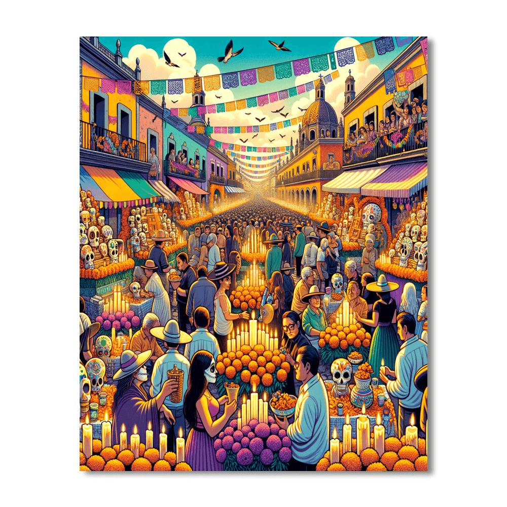 Dia De Muertos - Mexico DIY Paint By Numbers