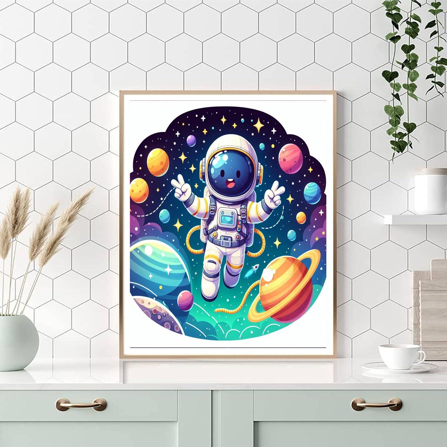 Creative Space Explorer Paint By Numbers Art