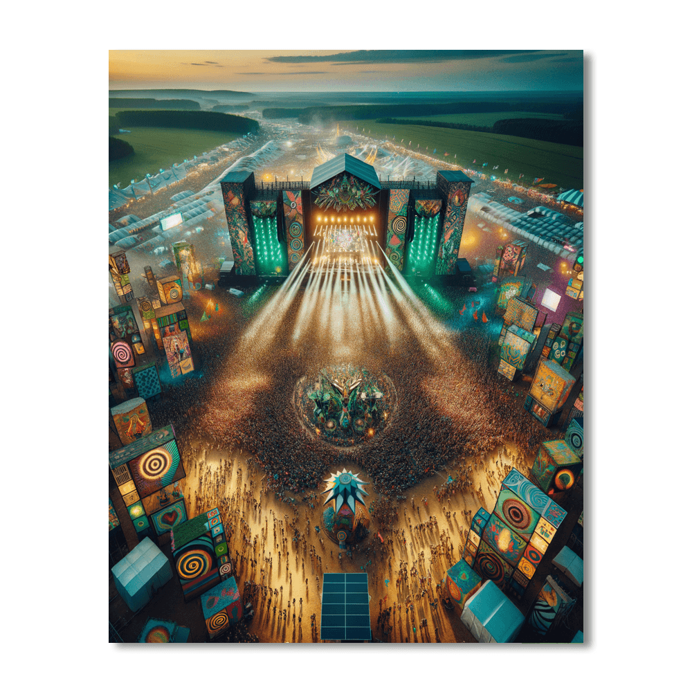 Roskilde Festival - Roskilde, Denmark Numbered Painting Kits