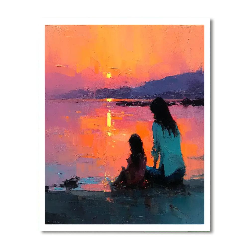 Sunset Beach Memories Painting Number Kit