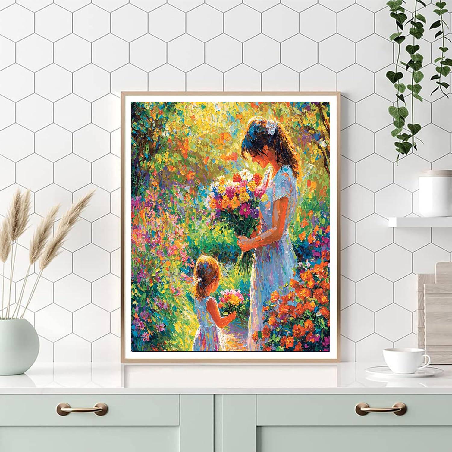 Mother's Day Blossoms Painting By Numbers Kit