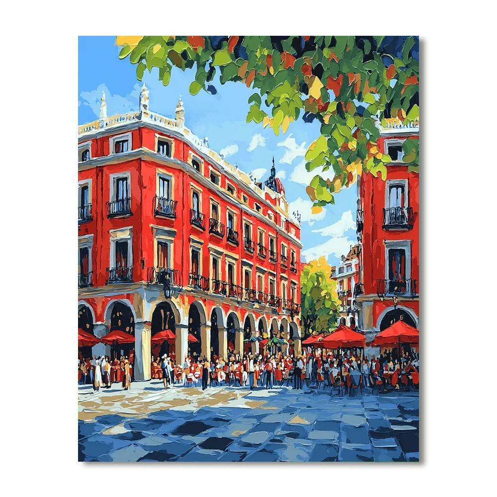 Plaza Mayor - Spain Paint By Number