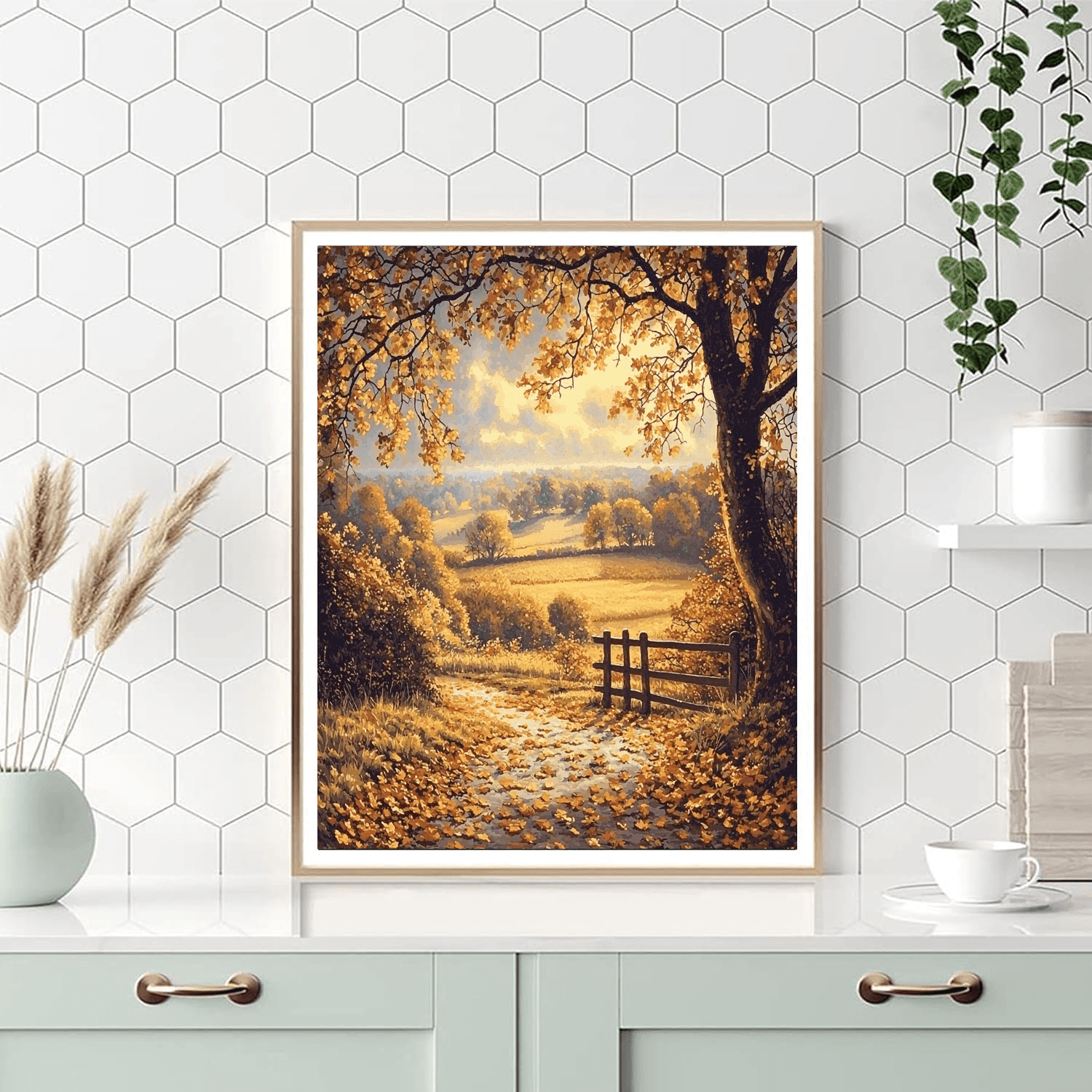 John Constable Inspired Autumnal Whisper  Paint By Color