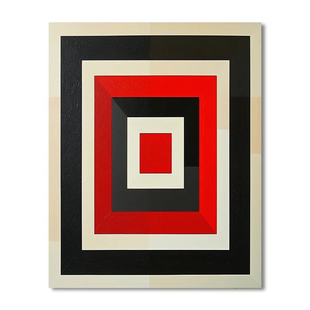 Kazimir Malevich Inspired Simplicity In Balance  Paint By Color