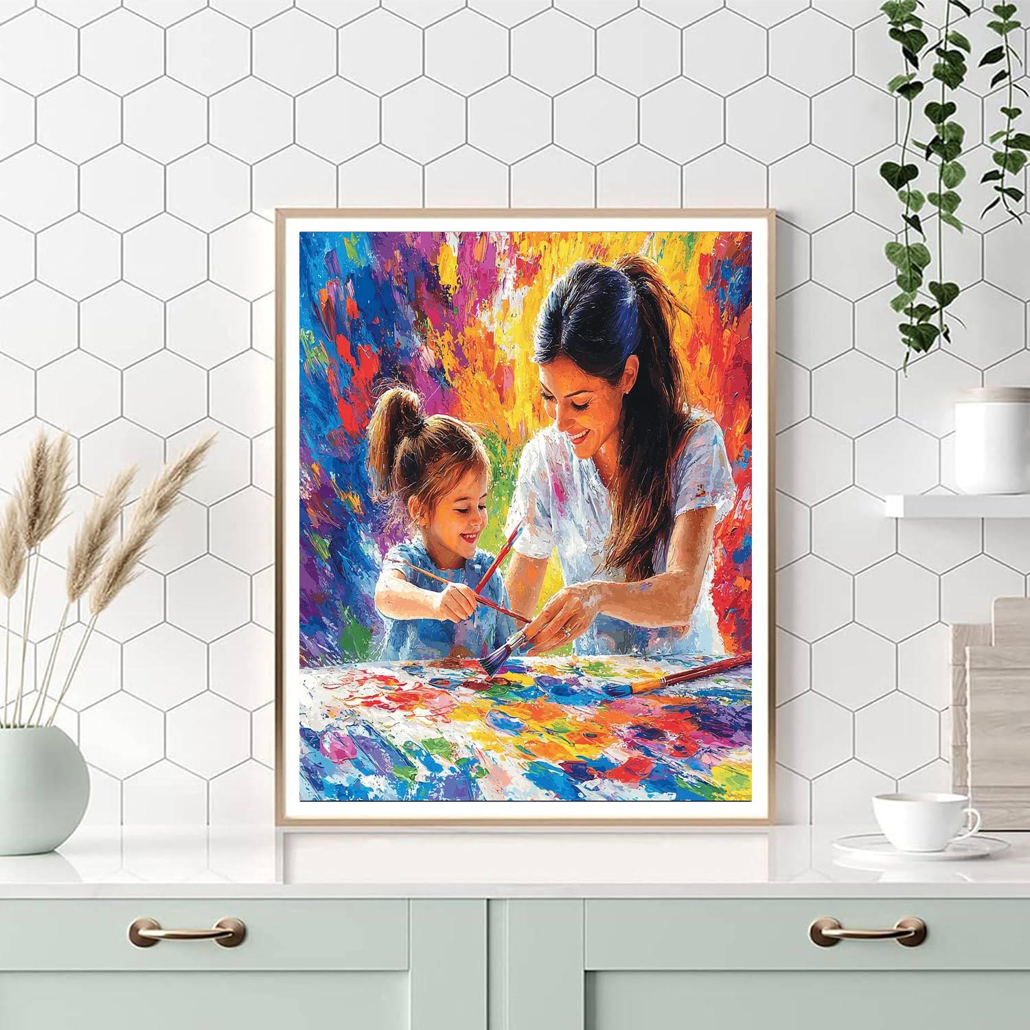 Colors Of Love Number Painting