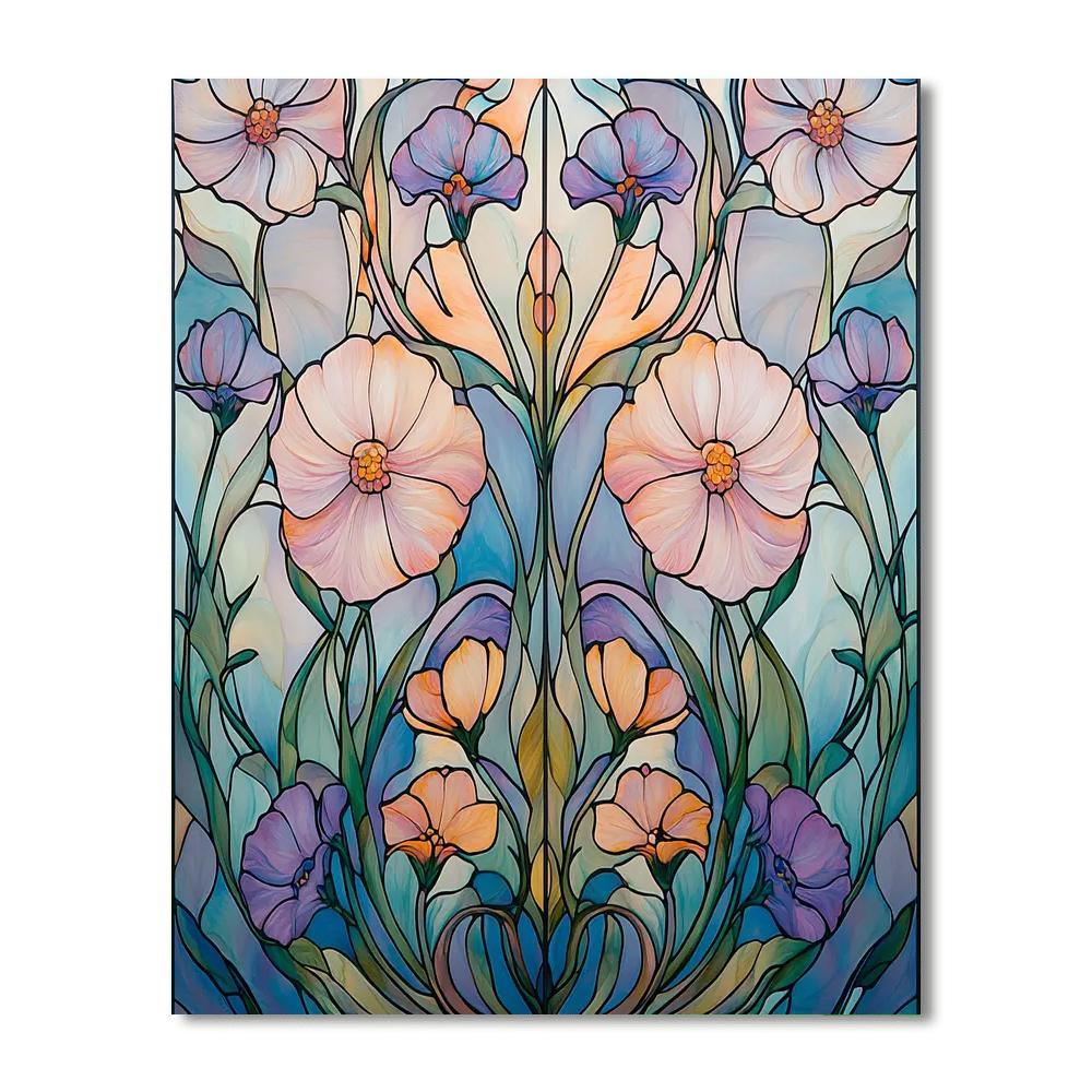 Alphonse Mucha Inspired Graceful Symphony  Painting Number Kit
