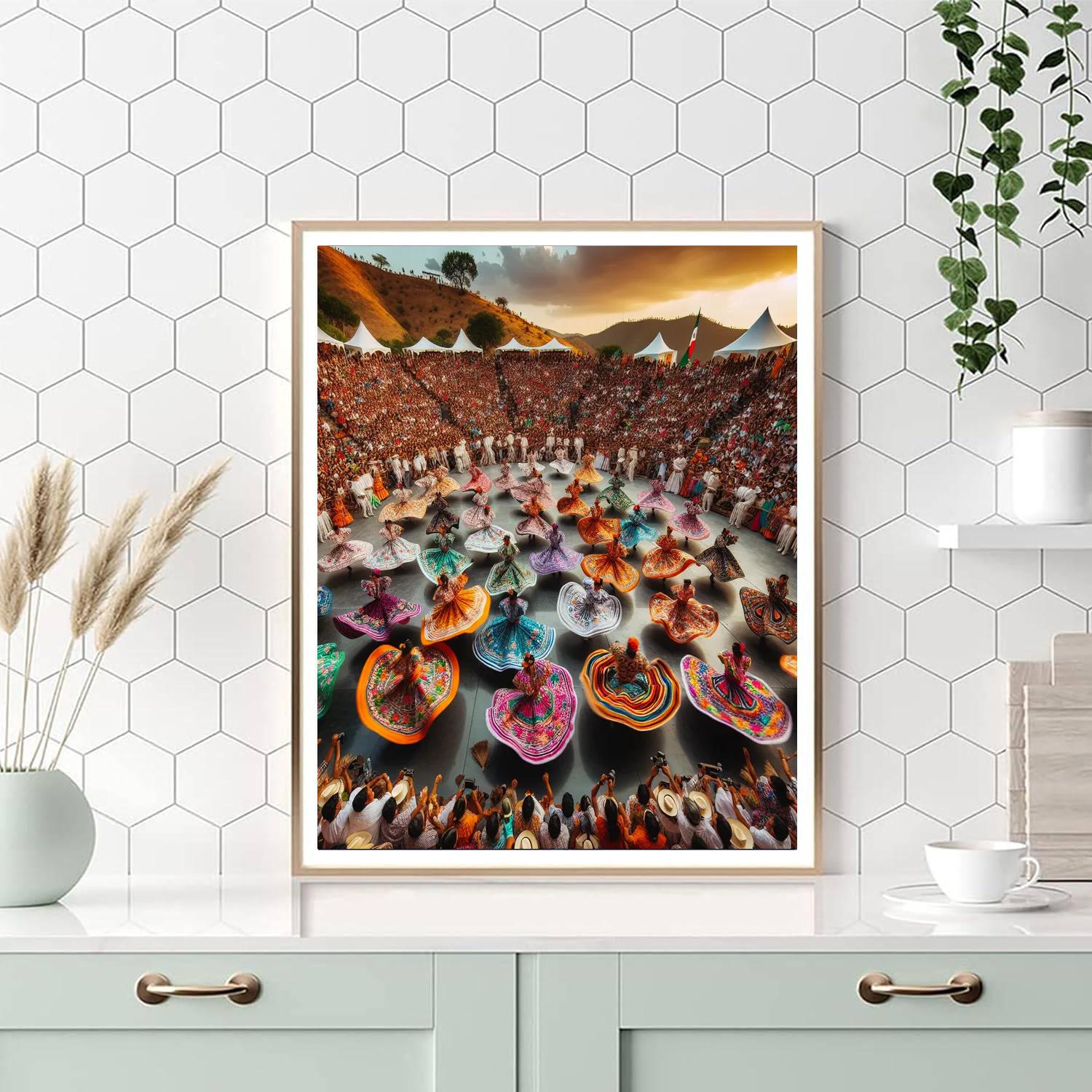 Guelaguetza - Oaxaca Painting By Numbers Kit