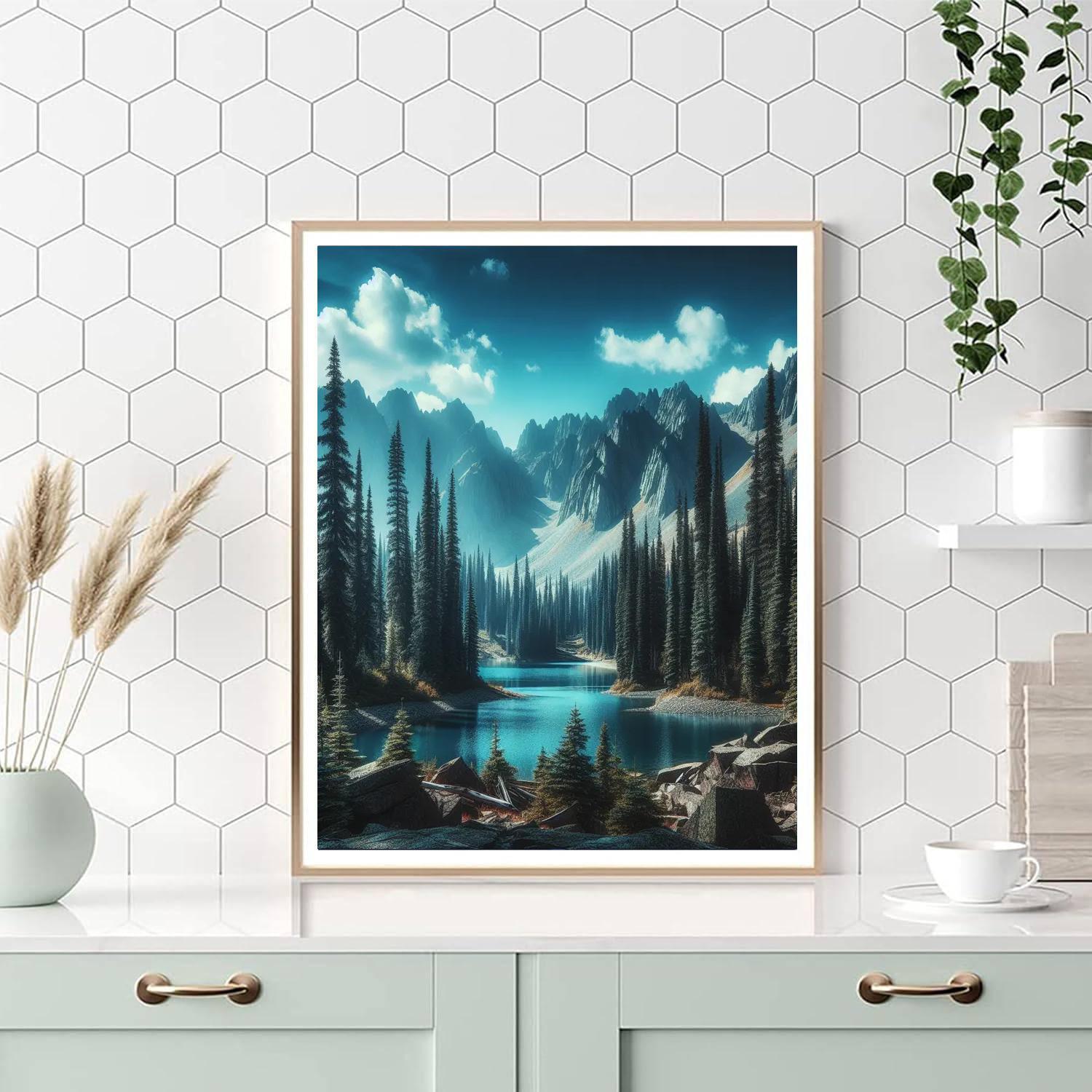 Northern Wilderness Majesty Numbered Painting Kits