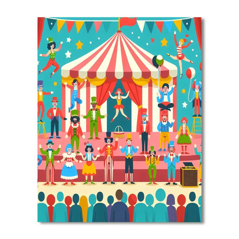 Circus Wonderland Paint By Color