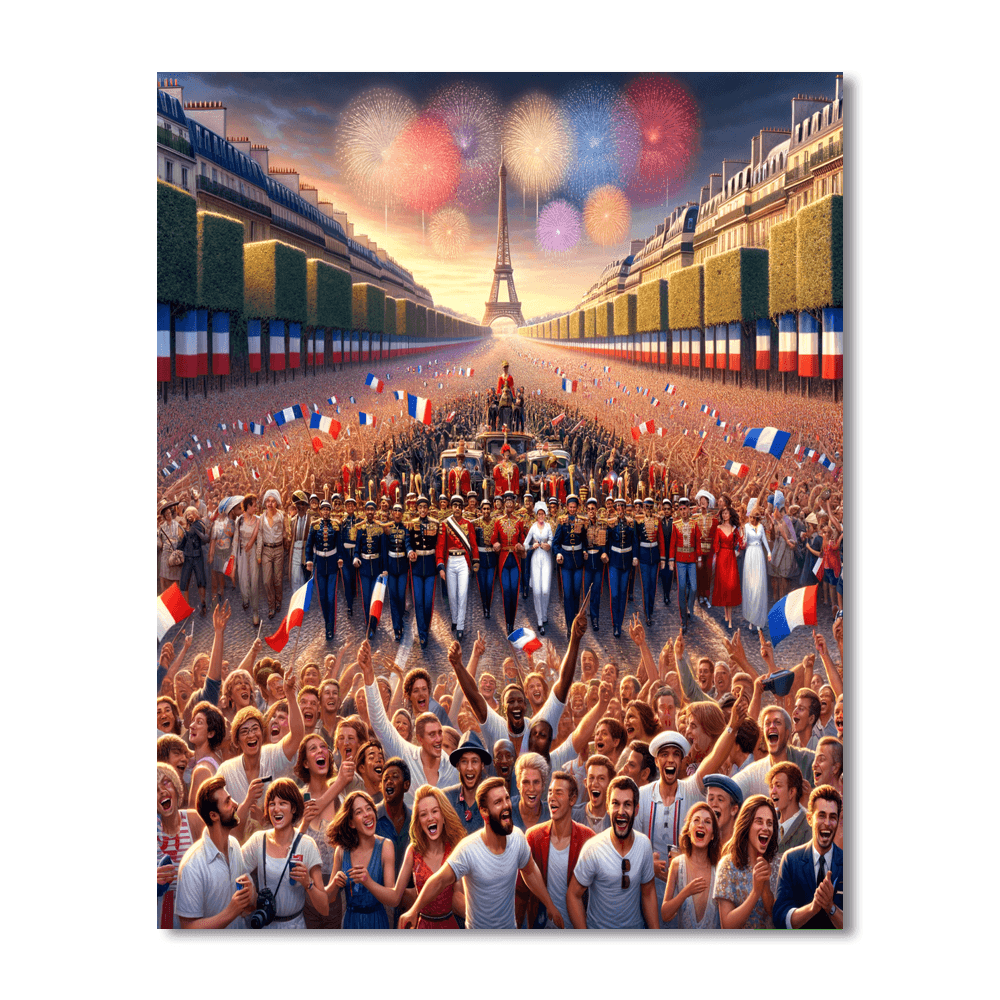 Bastille Day Paint By Number