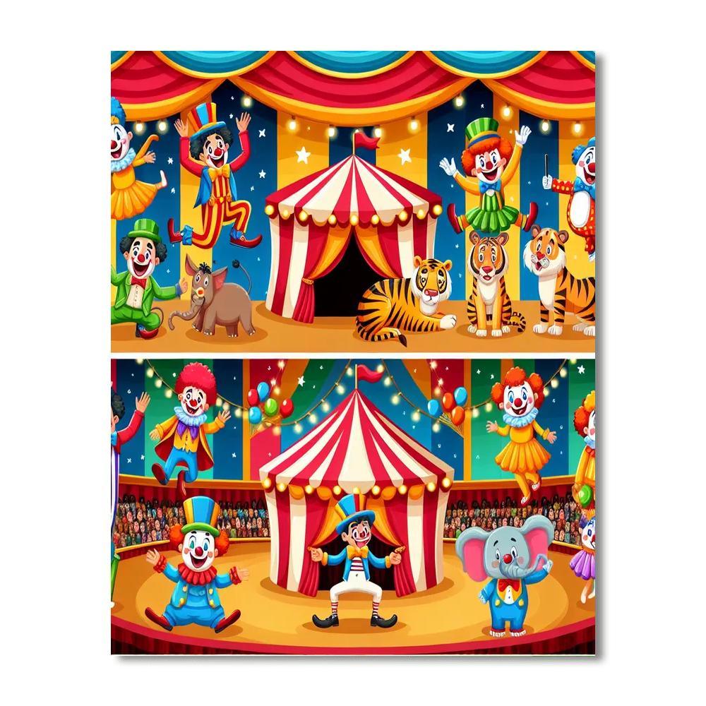 Circus Of Joy Painting By Numbers Kit