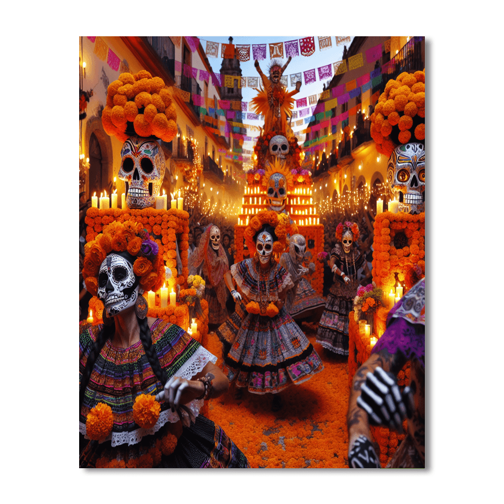 Día De Los Muertos - Oaxaca, Mexico Paint By Number
