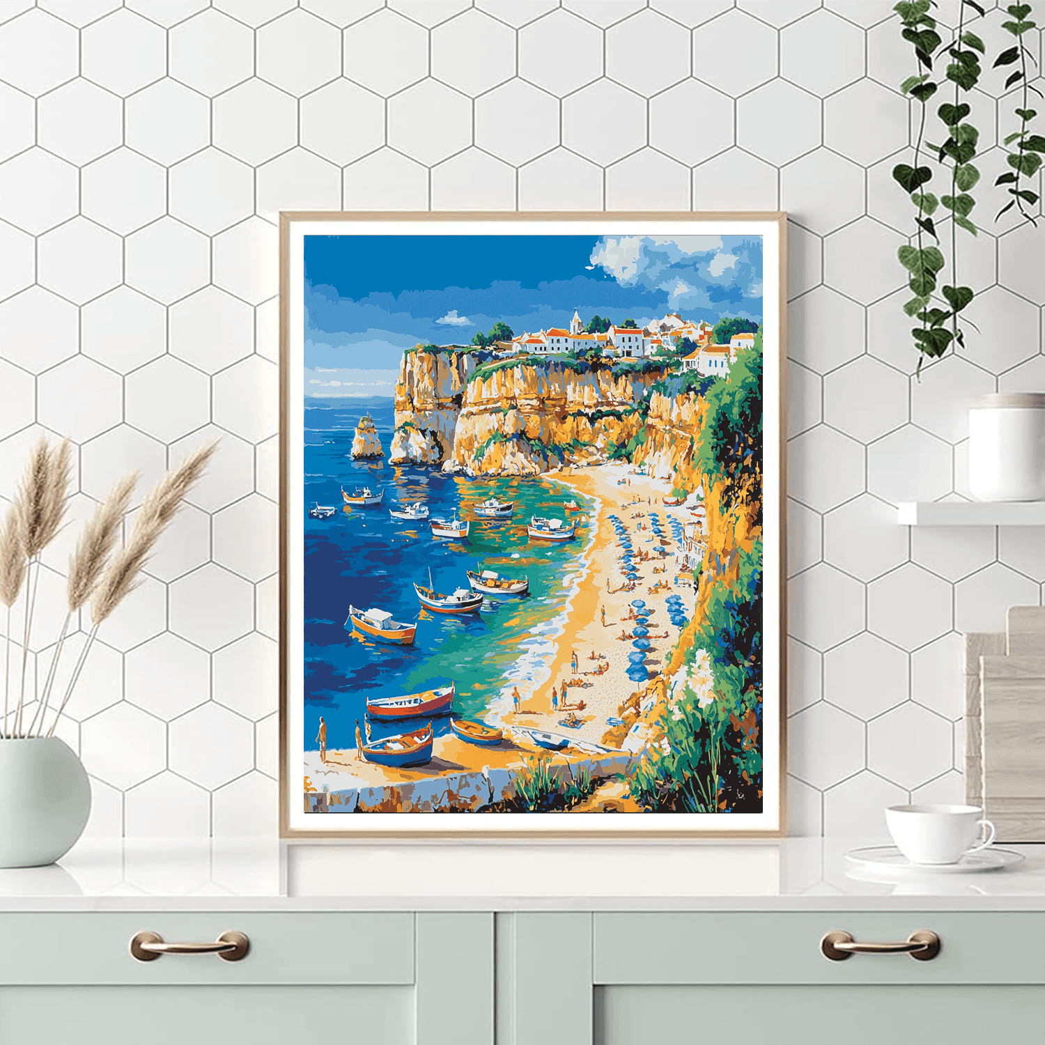 Algarve Coast DIY Paint By Numbers