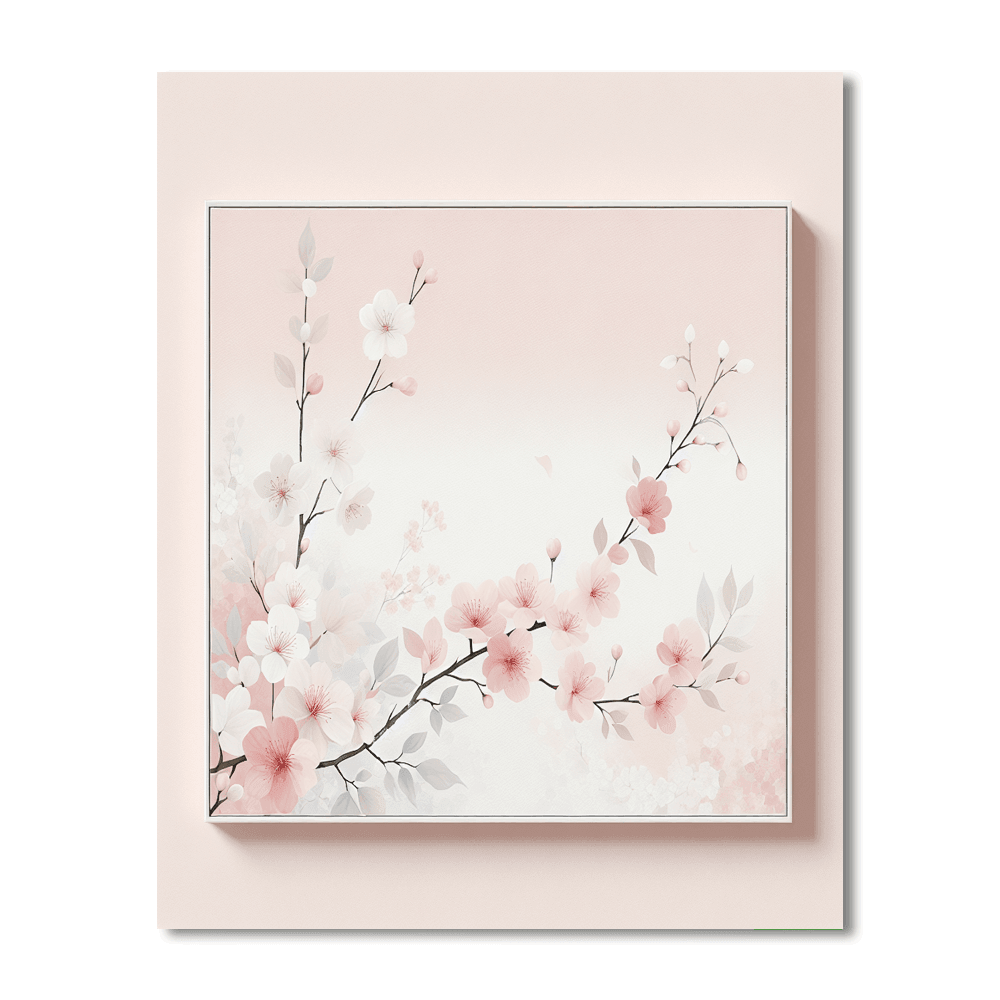 Serenity In Pink Paint By Numbers