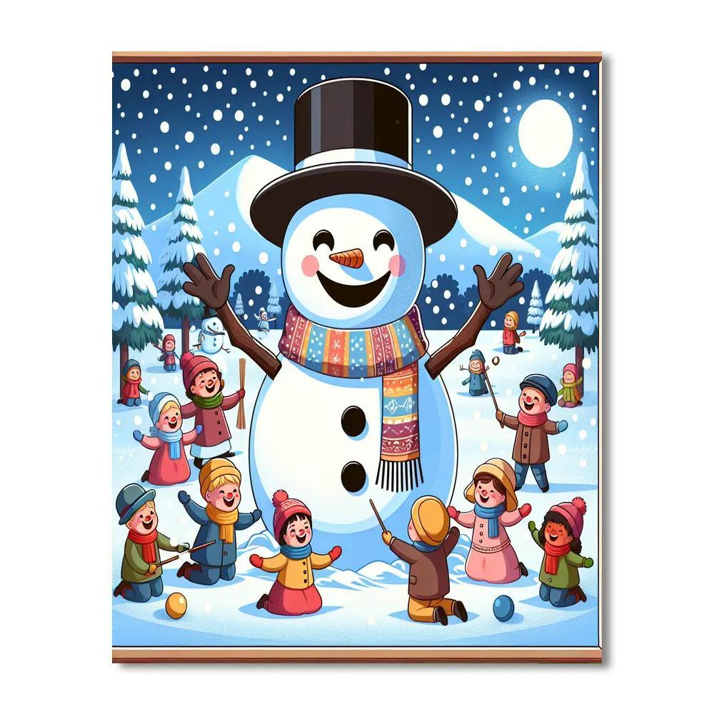 Winter Wonderland Quest Painting Number Kit