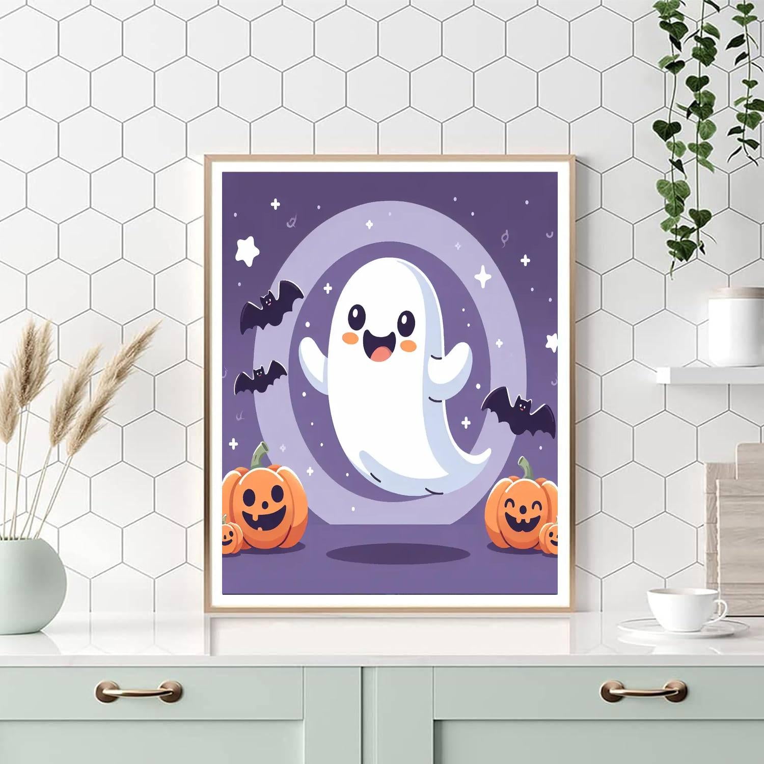 Kooky Ghost Paint By Numbers Kits