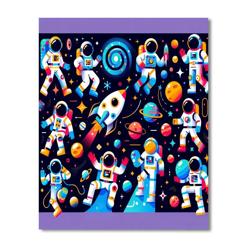 Space Pioneer Exploration Paint By Number