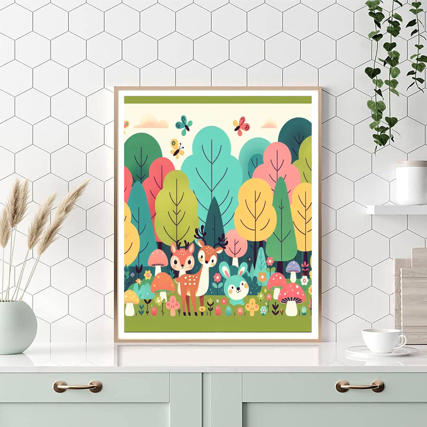 Hidden Forest Adventure DIY Paint By Numbers