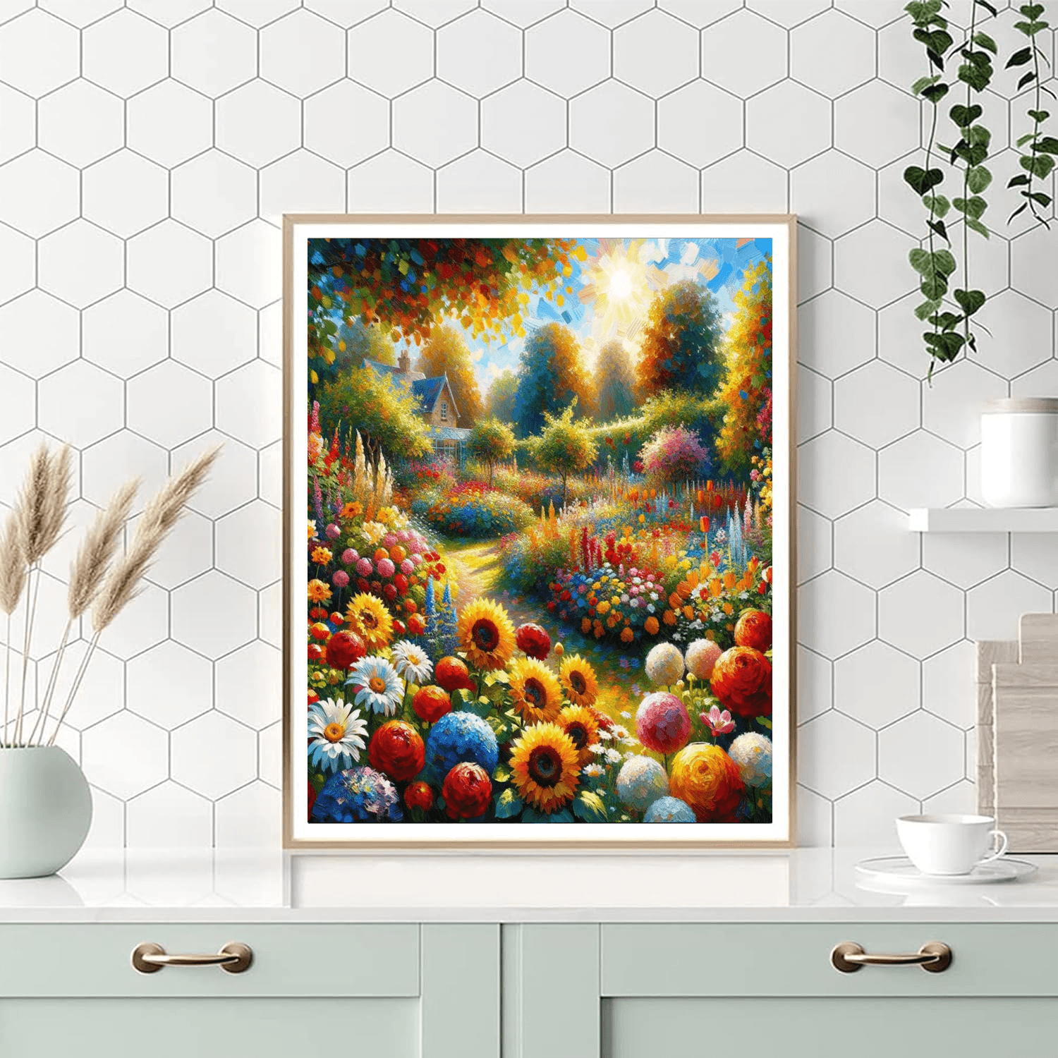 Bright Summer Blooms Paint By Numbers Kits