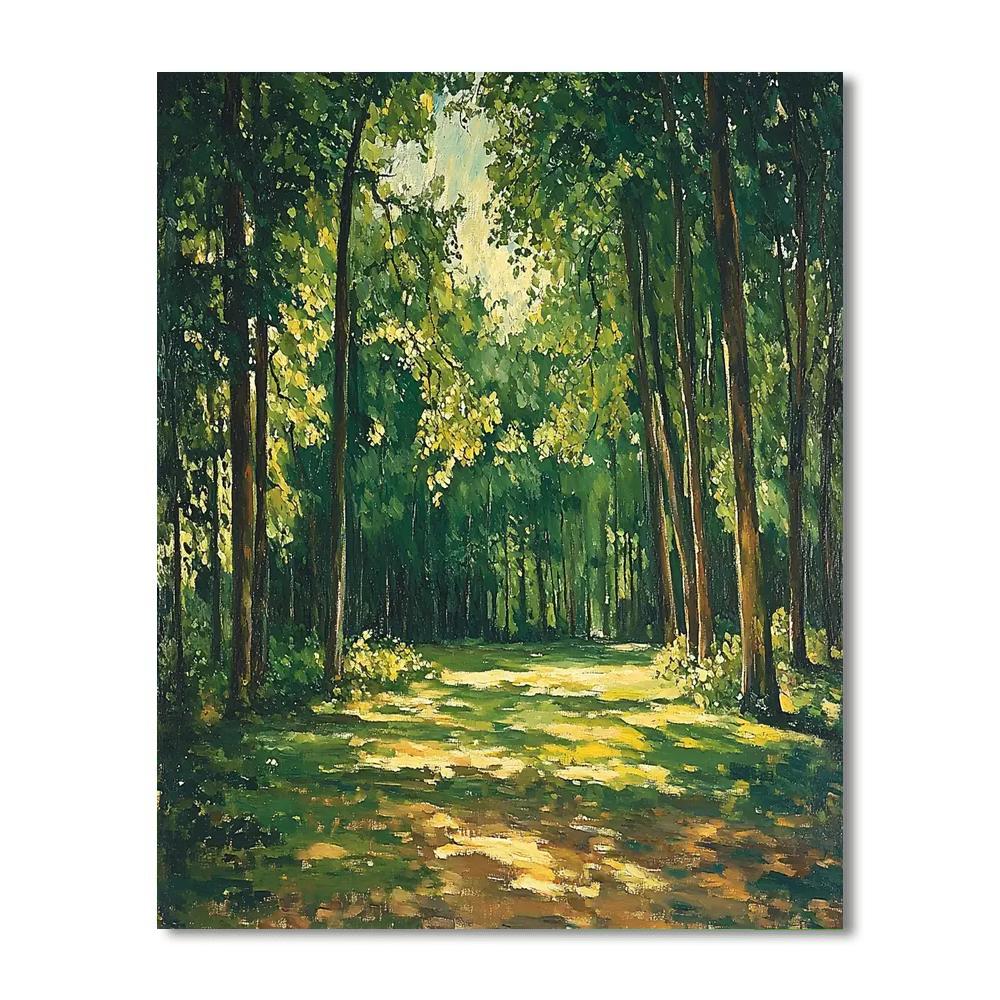 Paul Cézanne Inspired Essence Of Forest Shadows  Paint By Numbers Kits