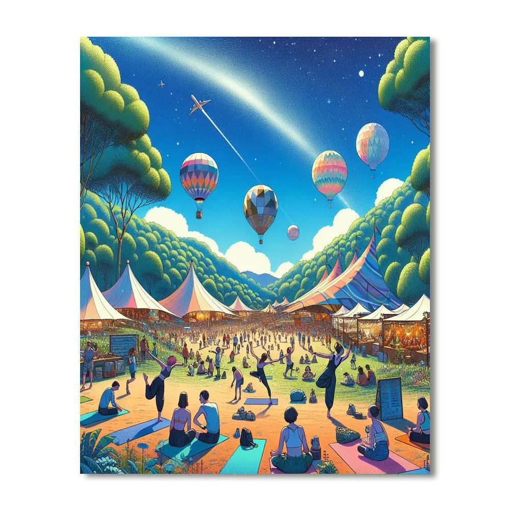 Rothbury Festival - Usa Paint By Number