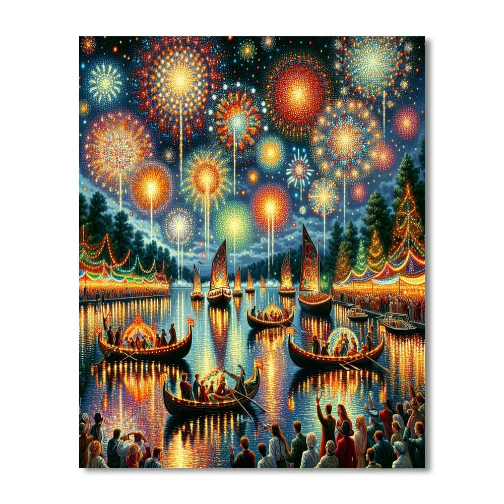 Venetian Festival - Usa Numbered Painting Kits