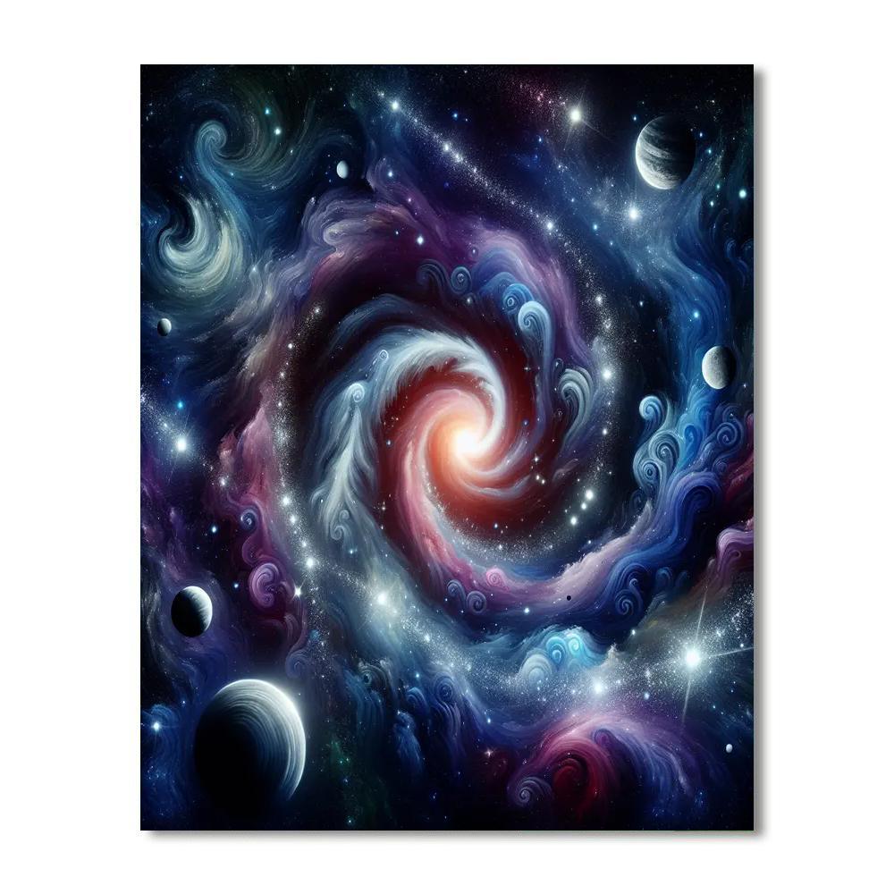 Galactic Wonders Expedition DIY Paint By Numbers