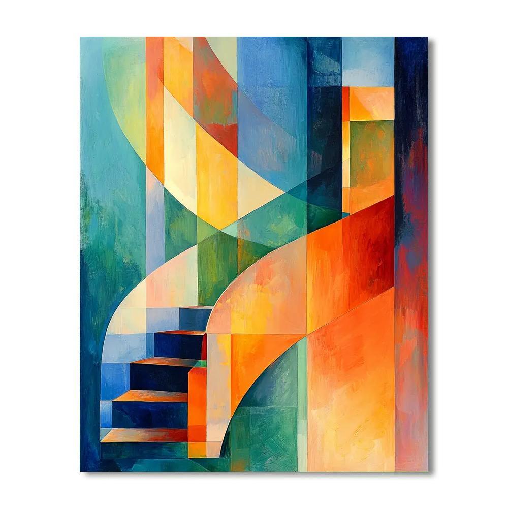 Paul Cézanne Inspired Kaleidoscope Of Light  Paint By Numbers Kits