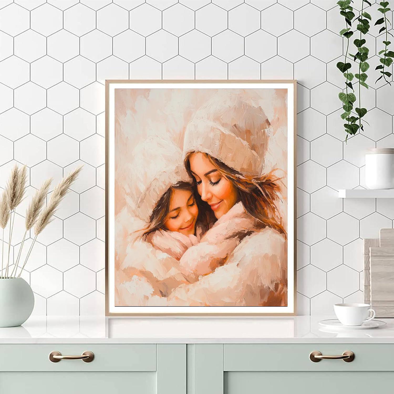Mom's Embrace Paint By Numbers