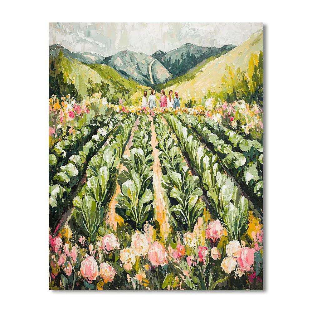 Mother's Garden Painting Number Kit