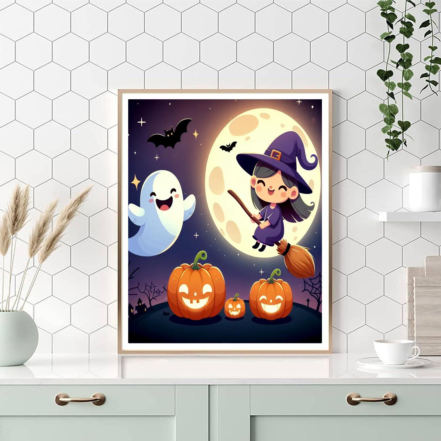 Silly Halloween Characters Paint By Numbers Kits