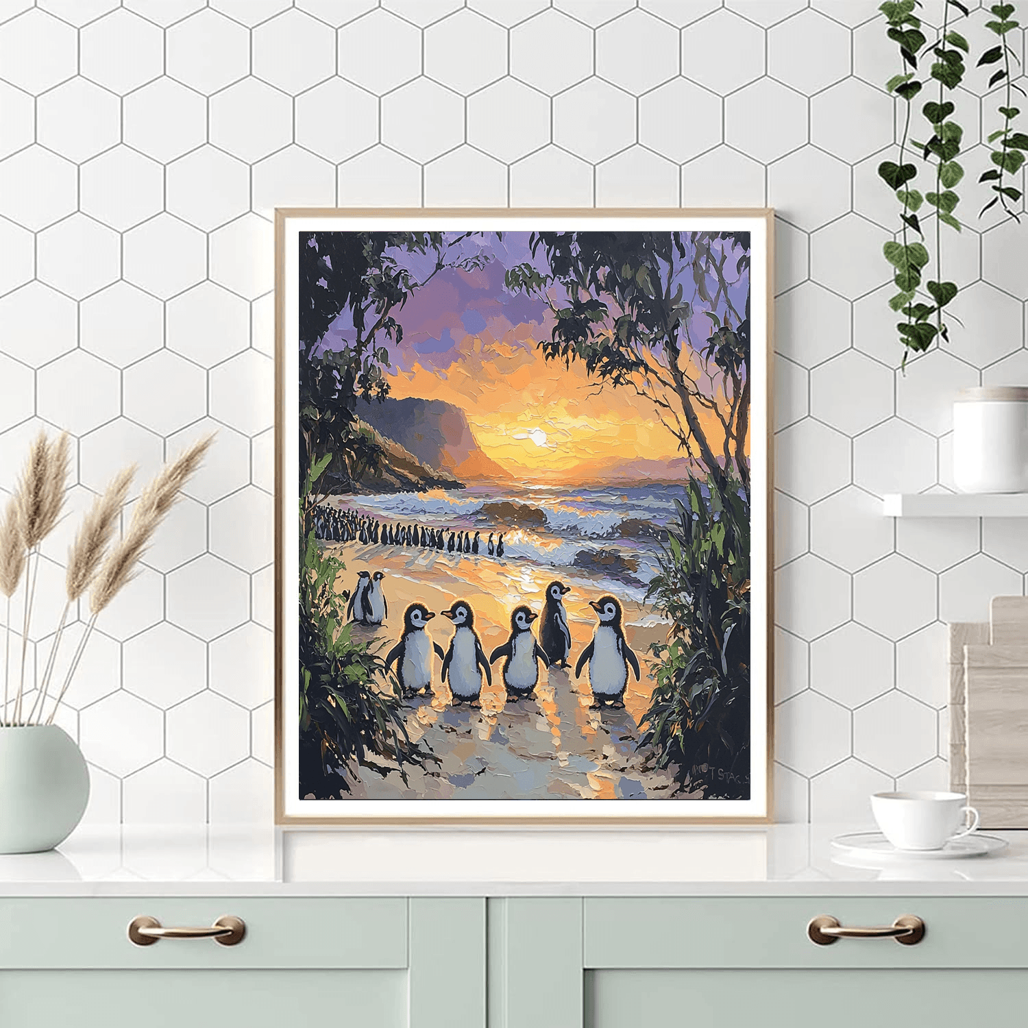 Penguin Parade - Phillip Island Paint By Numbers Kits