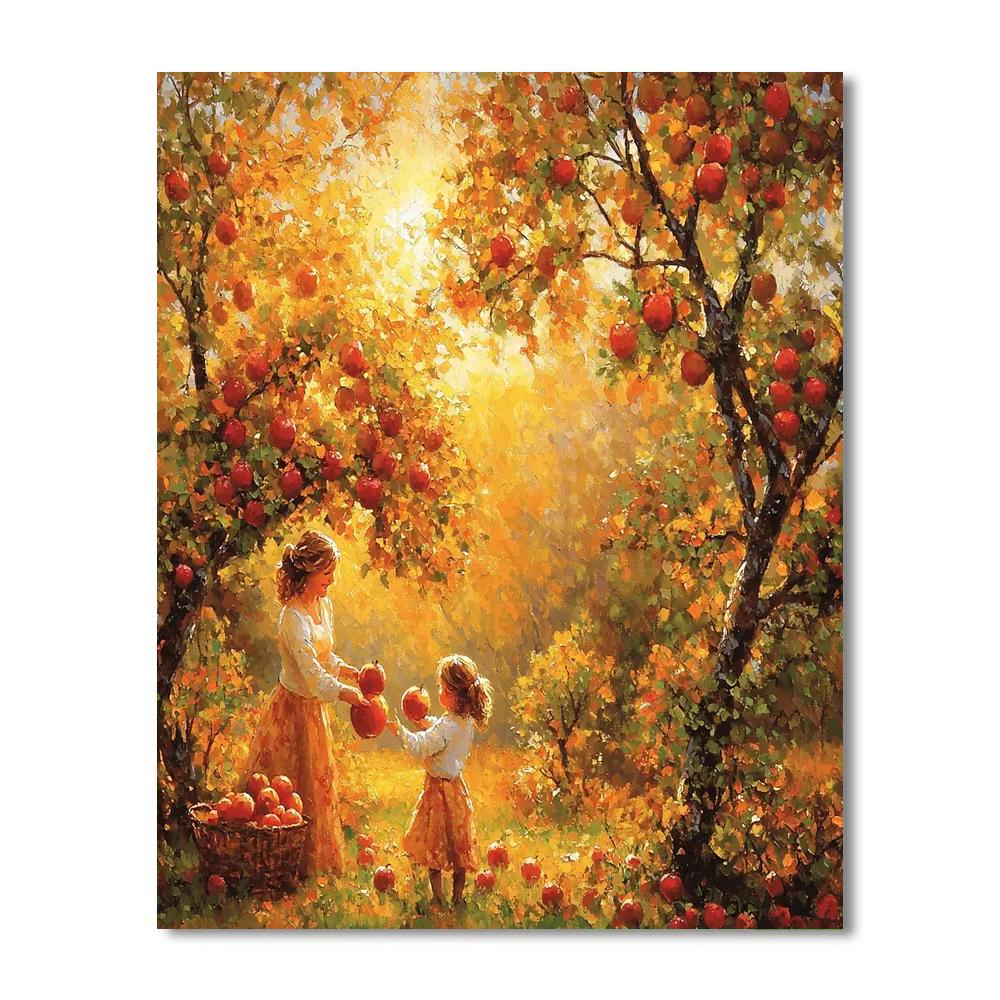 In The Orchard Number Painting