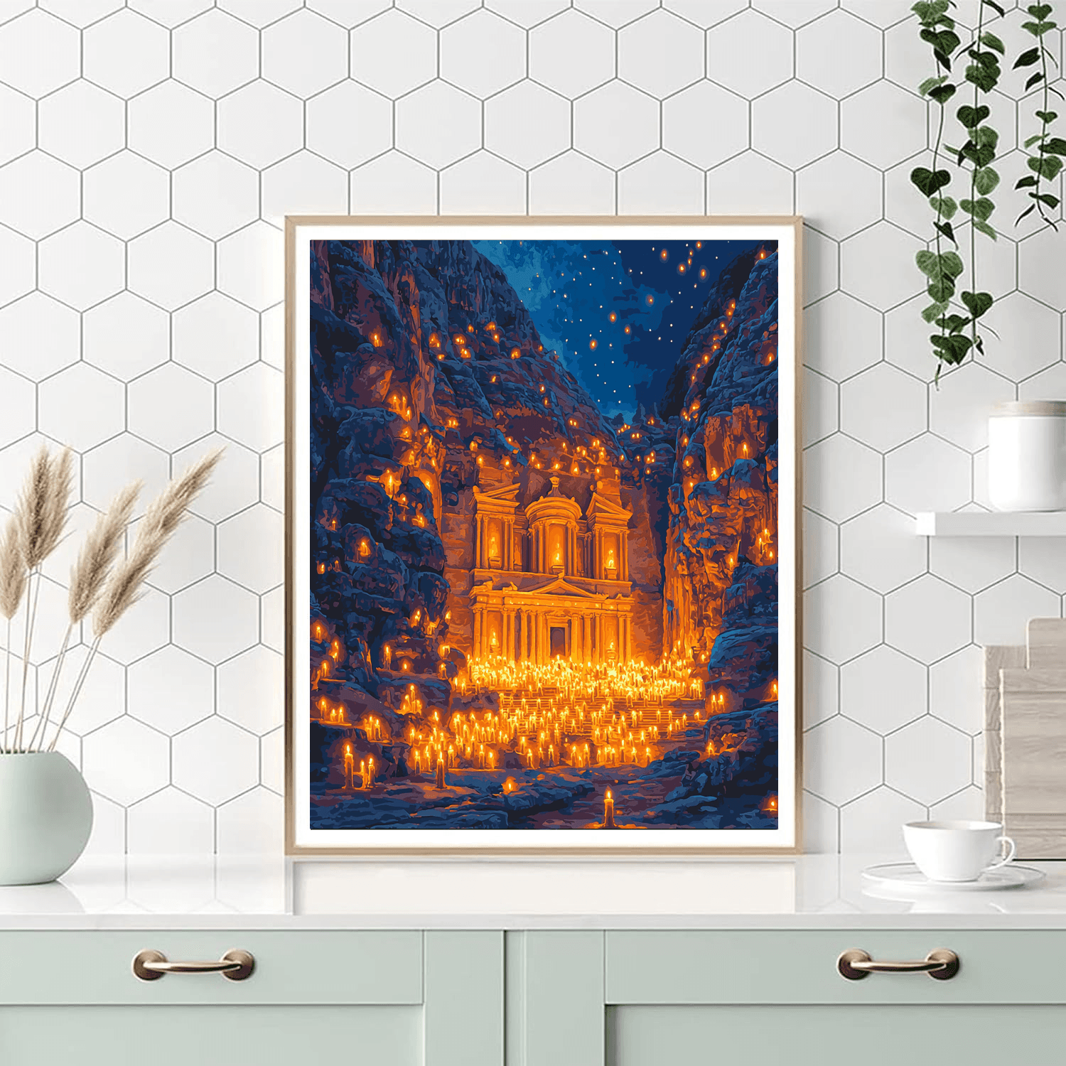 Petra By Night - Jordan Paint By Numbers