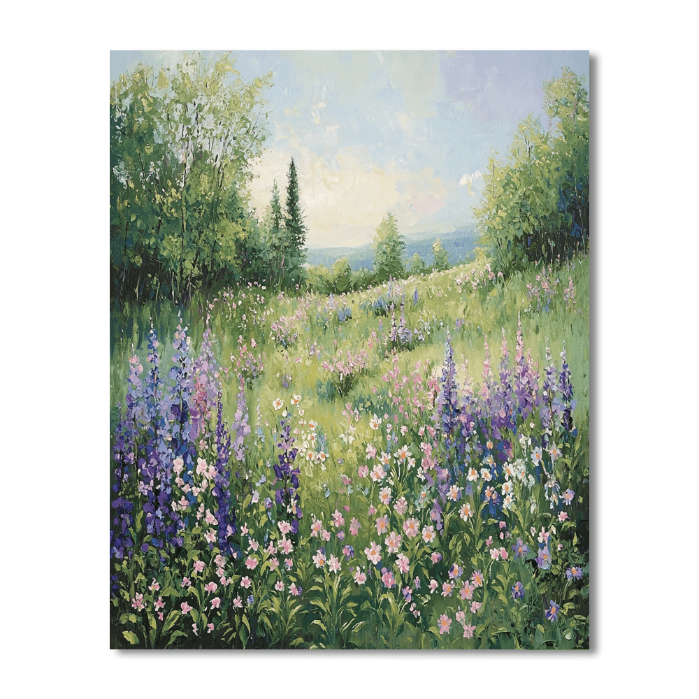 Claude Monet Inspired Ethereal Meadows  DIY Paint By Numbers