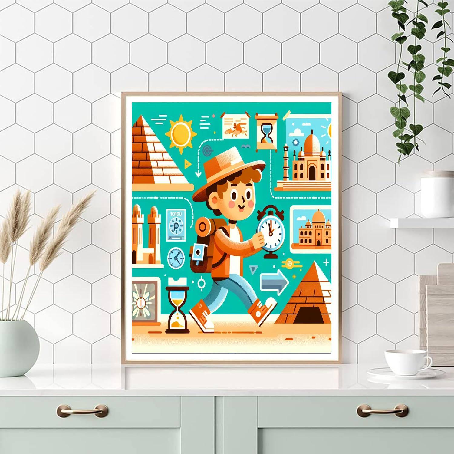 Historical Time Traveler Numbered Painting Kits