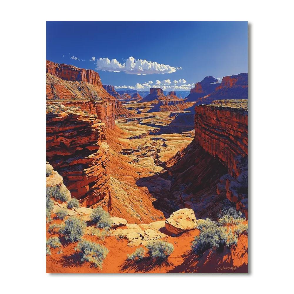 Capitol Reef National Park - Utah, Usa DIY Paint By Numbers