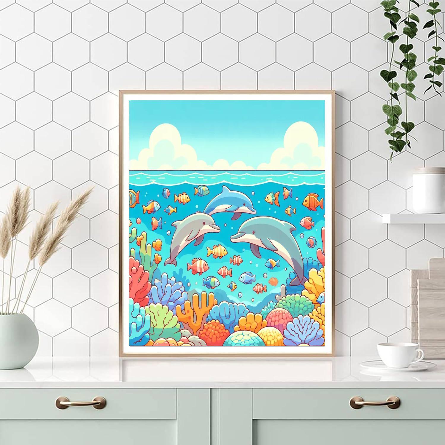 Undersea Exploration Journey Painting By Numbers Kit