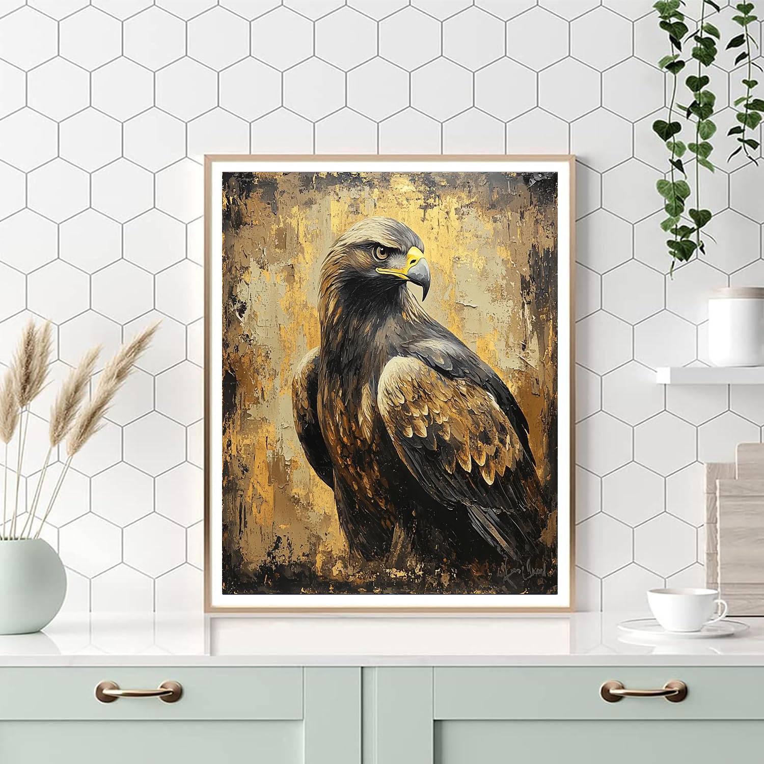 Michelangelo Inspired Eagle's Dominion  Painting Number Kit