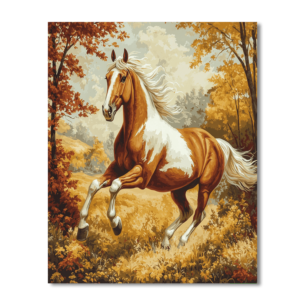 George Stubbs Inspired Romantic Era Horse Grace  Paint By Numbers Kits