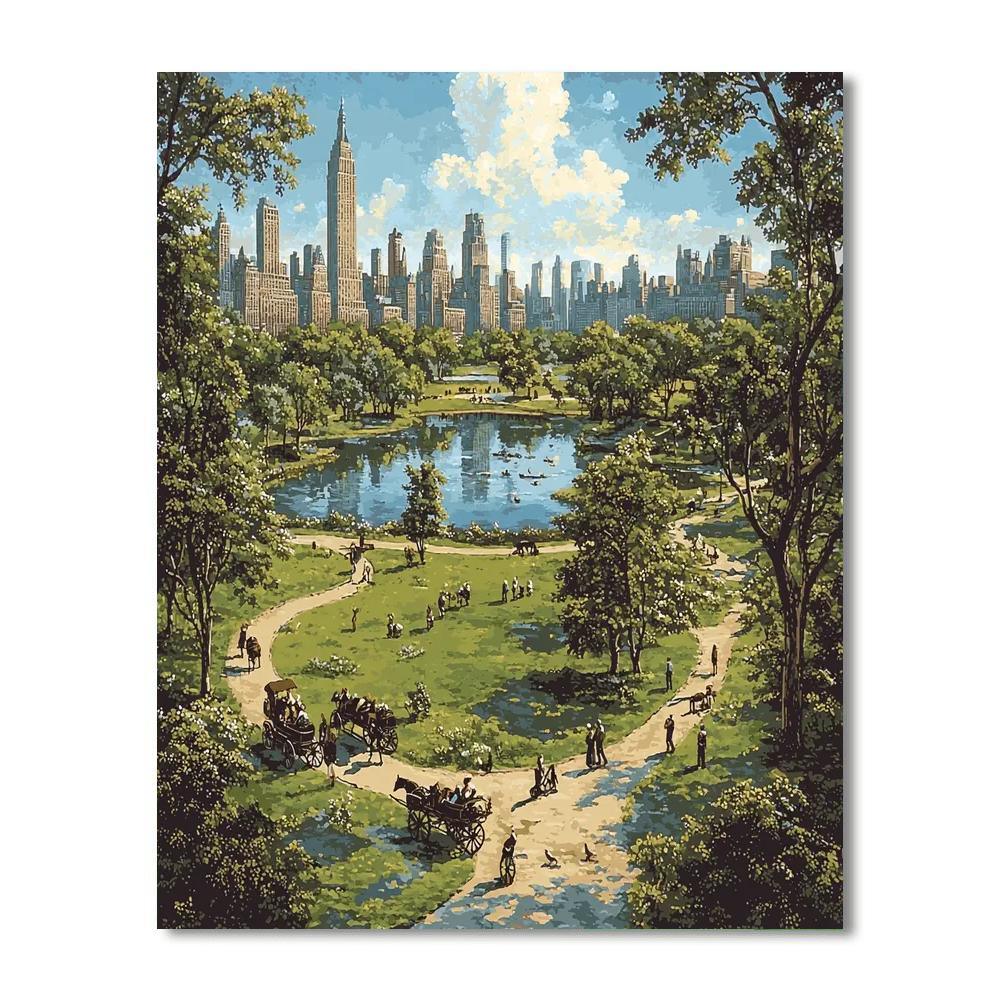 Central Park - New York City Painting Number Kit
