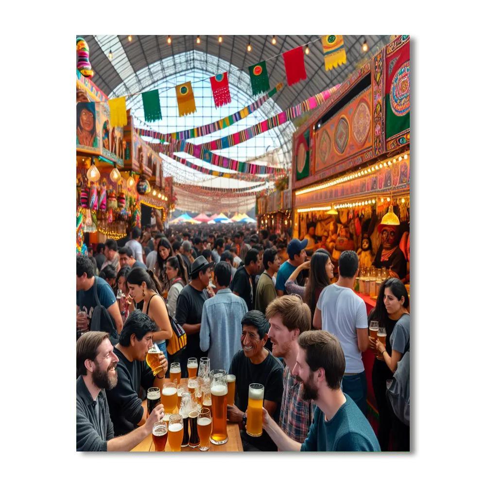 Lima Beer Festival Painting Number Kit