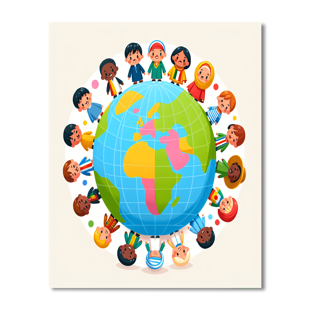 Around The World Voyage Paint By Numbers