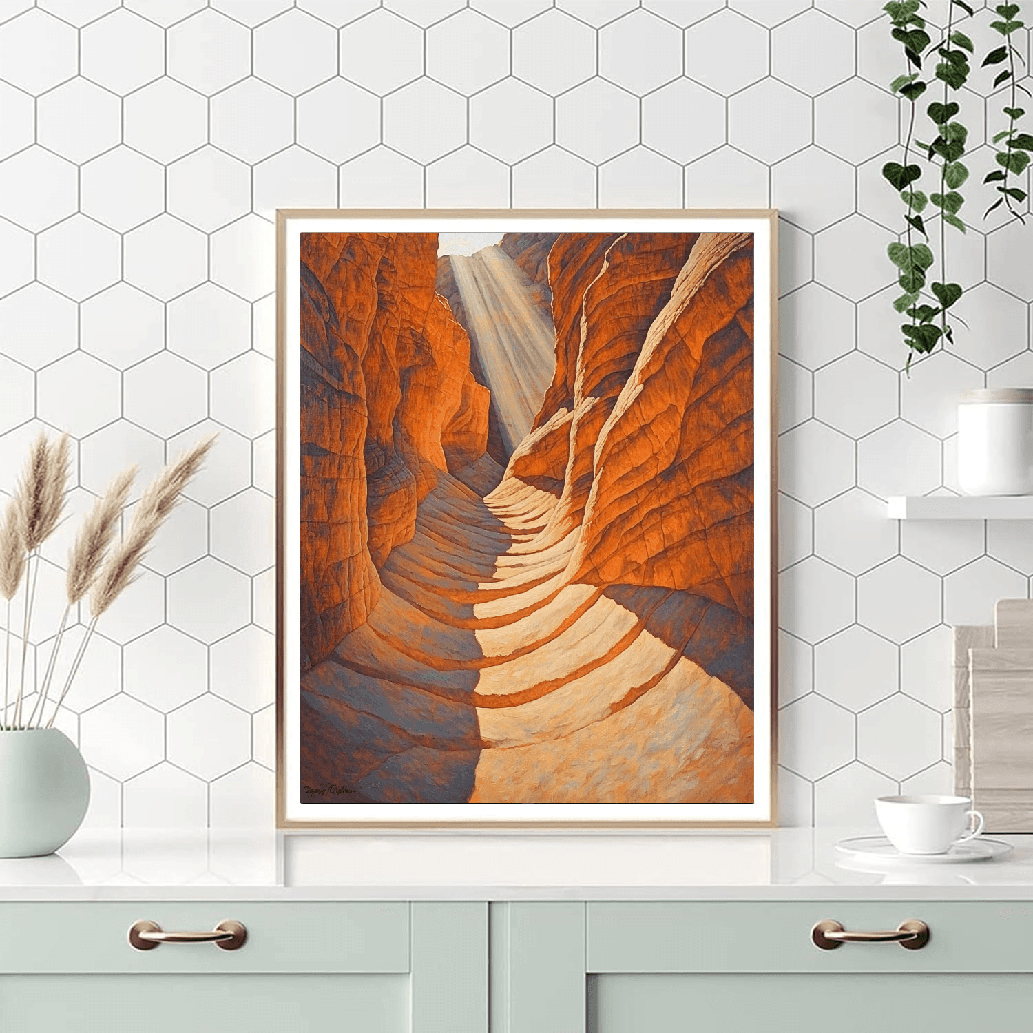 Antelope Canyon, Arizona Painting Number Kit